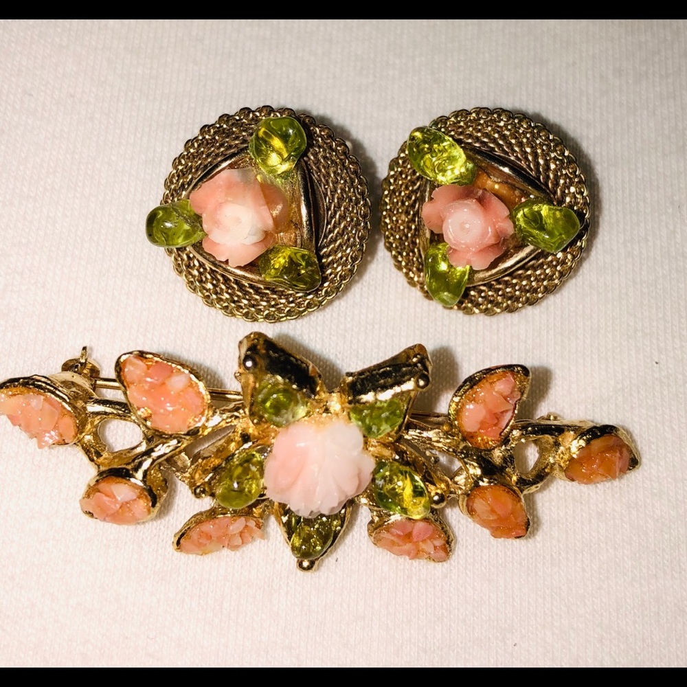 Brooch/Earrings Set - Picture 1 of 5